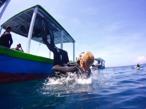 Diver shot on SeaLife underwater camera