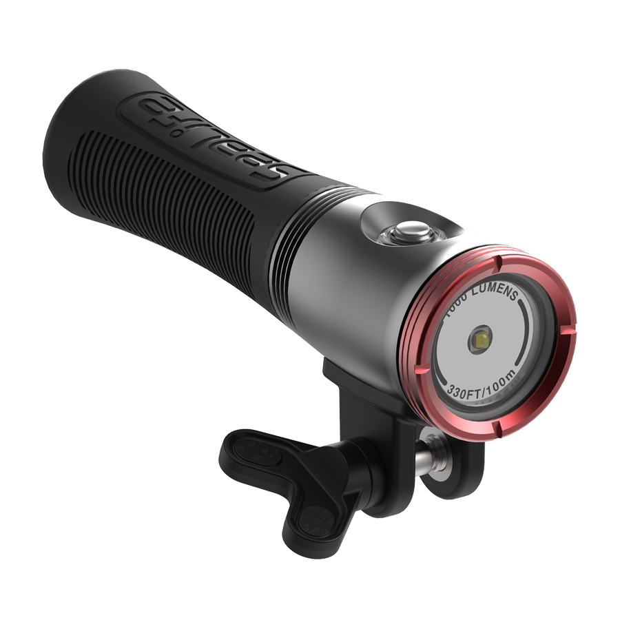 SeaLife SL675 Sea Dragon 4500 Lumens Underwater Photo/Video LED Dive Light with Ball Joint Flex-Connect Bracket & Case 