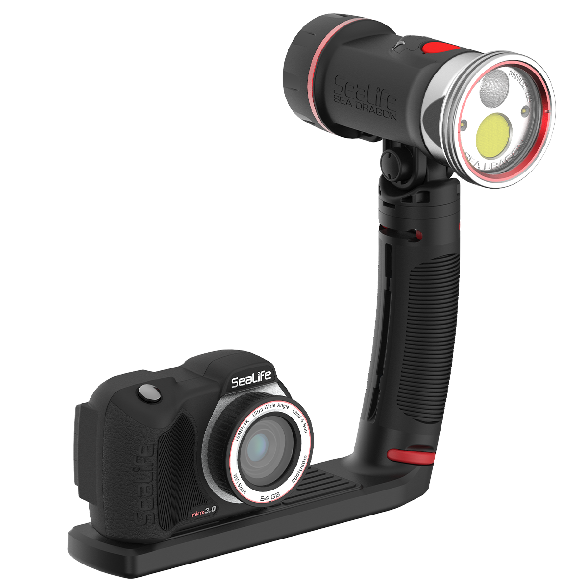 Micro 3.0 Pro Dual Beam Set - SeaLife Cameras.