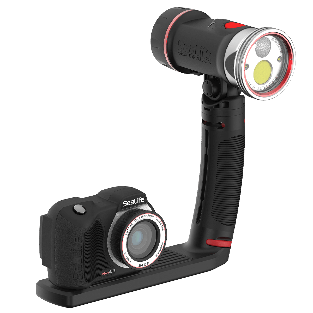 Micro 3.0 Pro Dual Beam Set - SeaLife Cameras.