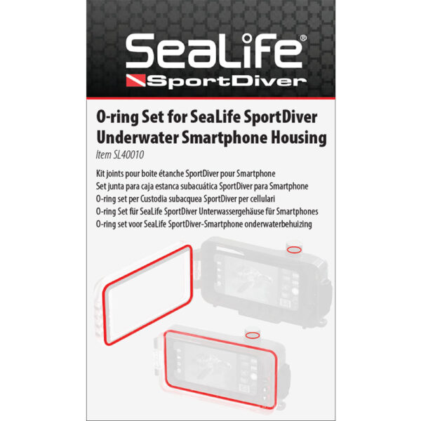 O-Ring Set for SeaLife SportDiver & SportDiver S Housing - Image 5